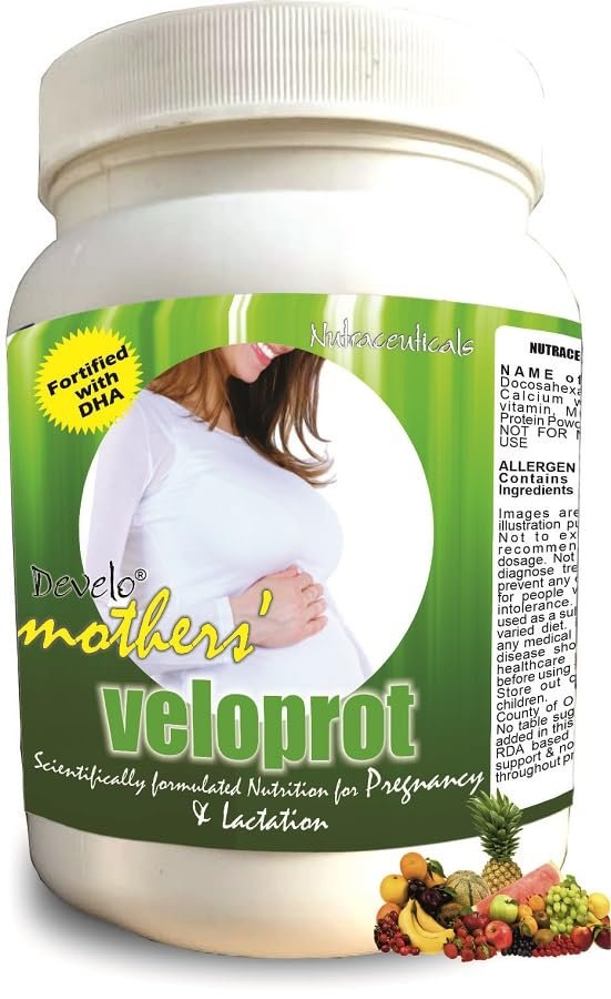 Develo Pregnancy & Lactation Protein Powder, Supplement for Pregnant Women & Lactating/Breastfeeding Mothers -1kg (Mixed Fruit)