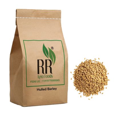 R R AGRO FOODS Hulled Barley 3 KG | Naturally Processed | Jou Without Husk Pack of 1