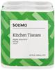 Amazon Brand - Solimo 2 Ply Kitchen Tissue/Towel Paper Roll 240 pulls | 60 pulls X 4 Rolls | soft and highly absorbent | 100% Natural Virgin Cellulose Fiber view 1