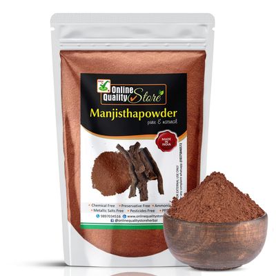 Online Quality Store manjistha powder for skin |manjistha powder |manjistha powder organic |manjistha powder pure |rubia cordifolia powder |Organic Manjistha |manjistha powder for face,250g