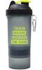 ALLIEDSALES SG-350 Trendy Gym Shaker 600 Ml with Double Protein Compartment view 4