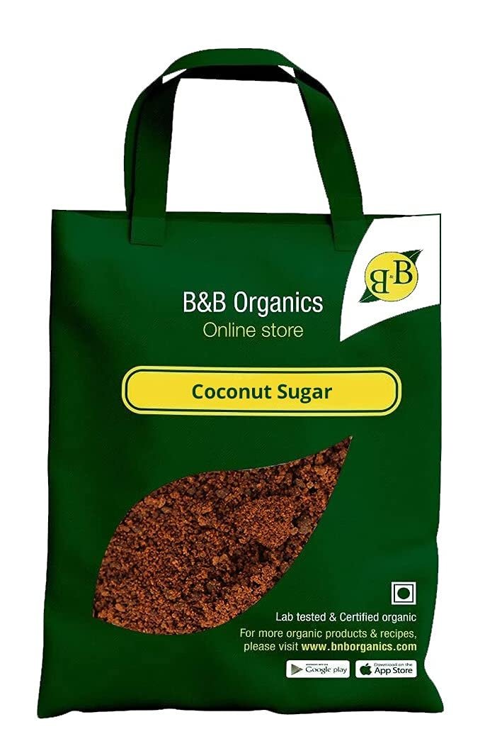 B&B Organics Coconut Sugar(5 kg), Traditional Unrefined sugar/Thengai Sarkarai