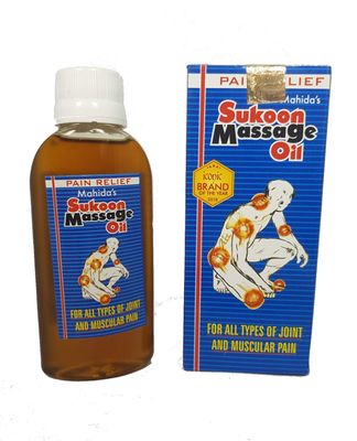 MAHIDA'S Sukoon Massage Oil Blue 100 Ml (Pack of 2)