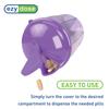 Ezy Dose Vitamin Organizer, 6 Large Compartments for Monthly, 30-Day Storage, Colors may vary view 4