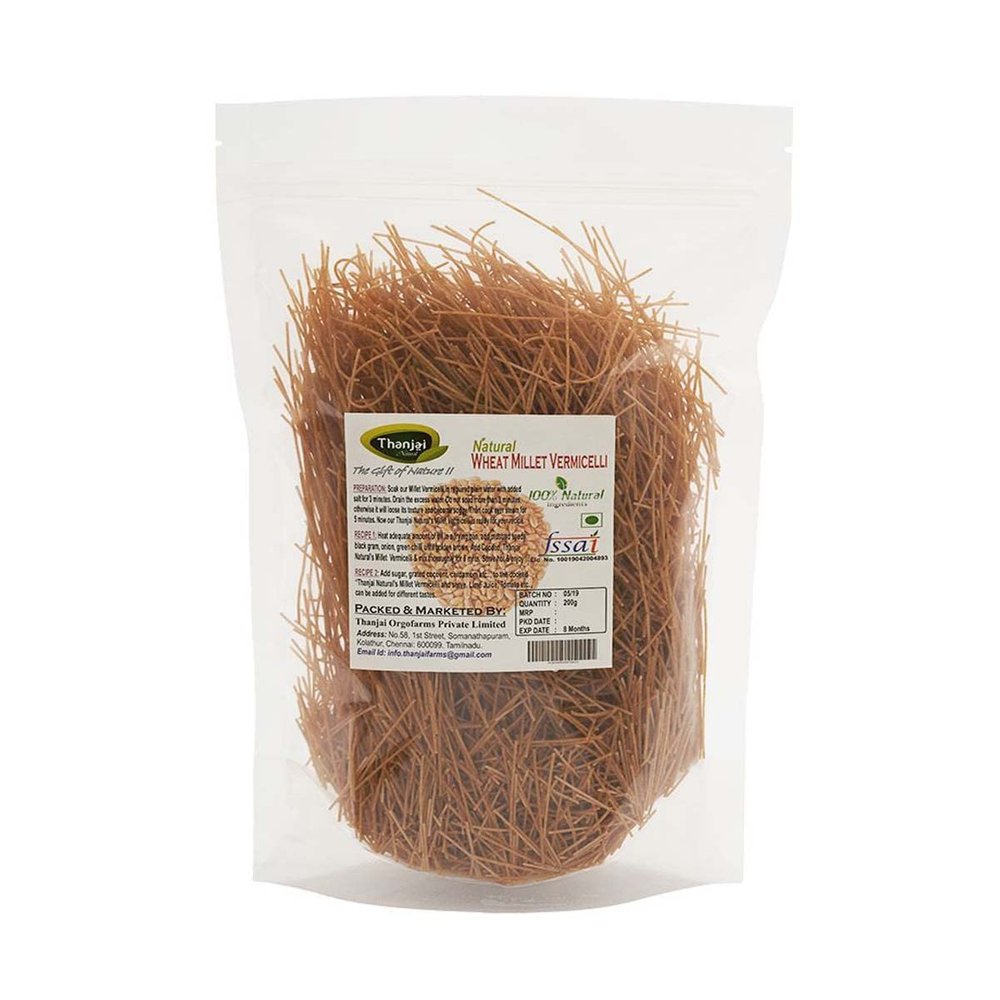 Thanjai Natural's Vermicelli Pantry 1000g Made in Wheat Millet Vermicelli 100% Natural (200g X 5)