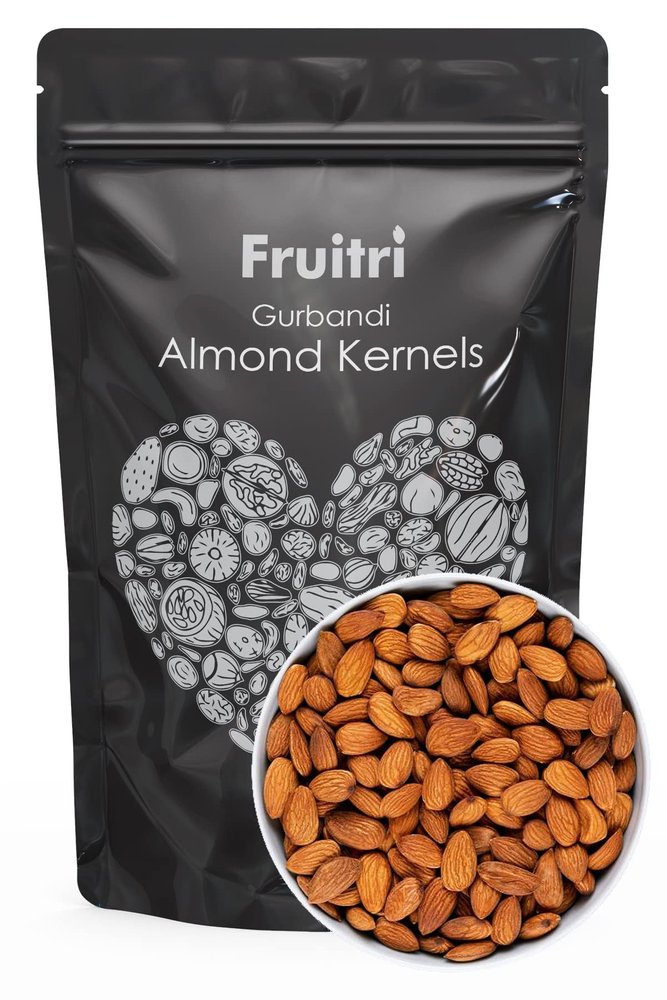 Fruitri Gurbandi Malai Giri Almond 250g, Choti Giri Badam, Natural,Rich in Oil, Bitter in Taste