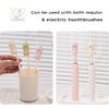 whatUneed Travel Toothbrush Head Cover Silicone Antibacterial Protect Case (Set of 8) view 3
