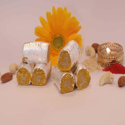 Punjabi Ghasitaram's Pure Kaju Roll 200g