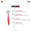 Kai Bikini line Japanese Razor for Women with Aloe Vera and Vitamin E Moisture Strip - Pack of 2 (4 Pieces) view 2