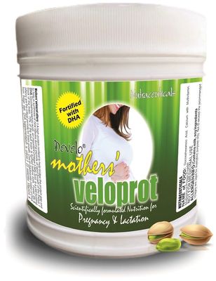 Develo Pregnancy & Lactation Protein Powder, Supplement for Pregnant Women & Lactating/Breastfeeding Mothers -500 g (Elaichi Pista)