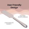 TRITON Professional Stainless Steel Lazer Foot Scraper,Filer for Hard n Dead Skin Callus Removal, Pedicure Foot Scrubber, Men n Women view 2