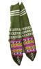 HimalayanKraft Hand Knitted Pure Woolen Casual Unisex Socks Kullu Handloom With Beatiful Embroiderd Socks (Green) view 1
