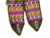 HimalayanKraft Hand Knitted Pure Woolen Casual Unisex Socks Kullu Handloom With Beatiful Embroiderd Socks (Green) view 2