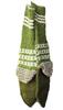 HimalayanKraft Hand Knitted Pure Woolen Casual Unisex Socks Kullu Handloom With Beatiful Embroiderd Socks (Green) view 3