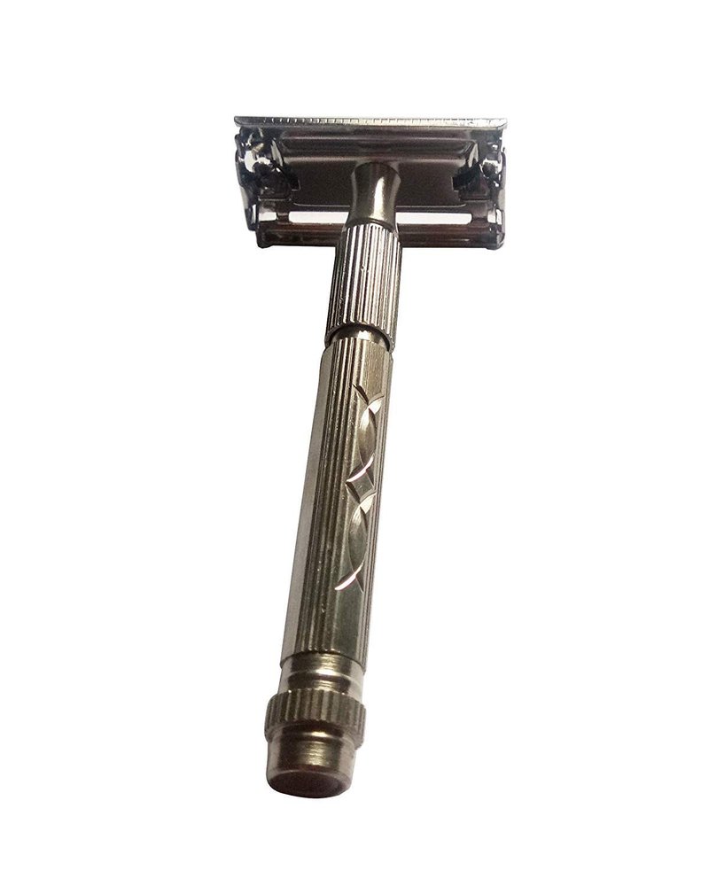 Foreign Holics Double Edge Shaving/Safety Razor For Men & Boys (Silver Butterfly M2)