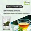 Holy Natural Tulsi Leaves 200 Gm | Queen of Herbs | Dried Tulsi Leaves, Dried Tulsi Buds | Tulsi leaves also called Holy Basil (Ocimum tenuiflorum), tulasi, and Indian Basil view 4