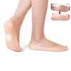 AR Mall 1 Pair Reusable Foot Silicone Heel Socks For Pedicure Against Cracking Chap Pain Protector, Beige view 4