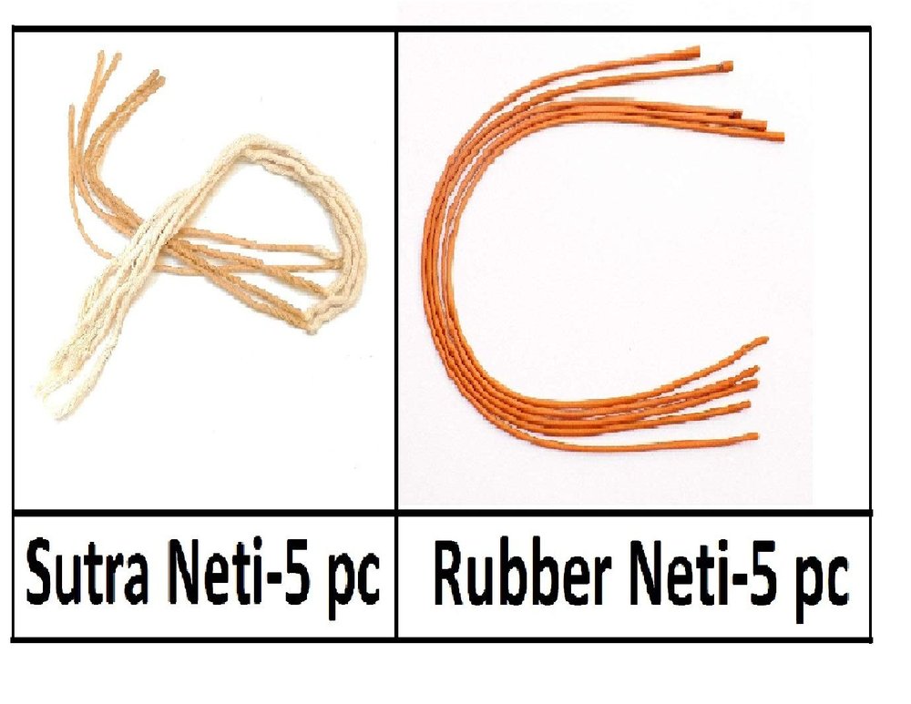 AHCS Acupressure Neti Sutra Rubber Tube - Pack of 5