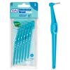 Tepe Interdental Brush Angle, Angled Dental Brush For Teeth Cleaning, Pack Of 6, 0.6 Mm, Medium Gaps, Blue - Manual, Adult view 1