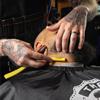 Barber Straight Edge Razor - Stainless Steel Straight Razor with 10 Derby Premium Blades view 3