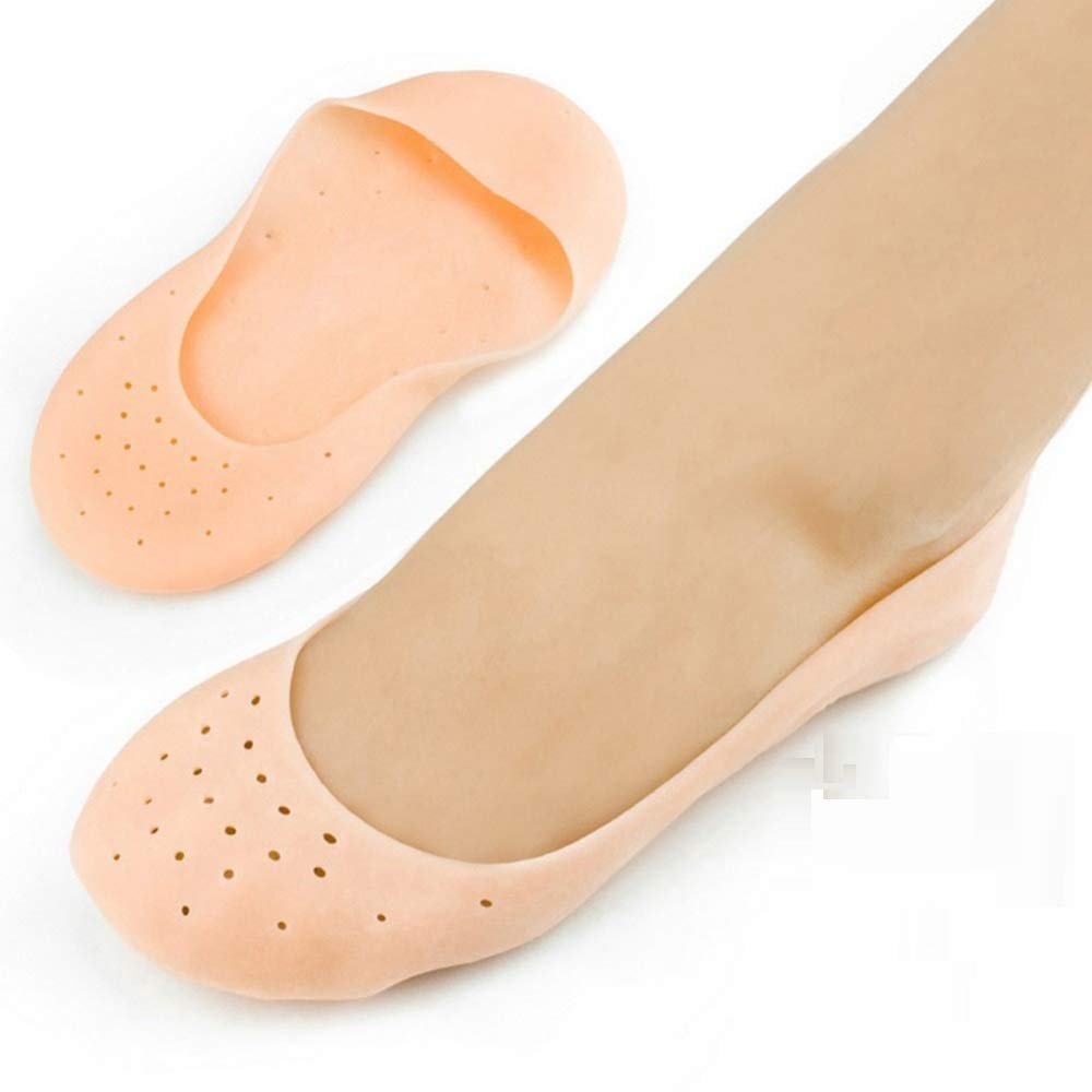 Anti Crack Full Length Silicone Protector Moisturizing Socks for Foot-Care and Heel Cracks