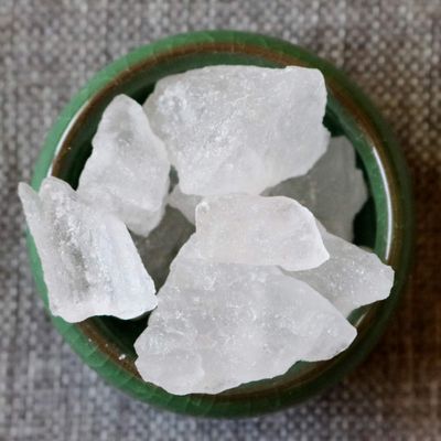 Organic Purify ALUM STONE|FITKARI|CRYSTAL WHITE STONES 900GM