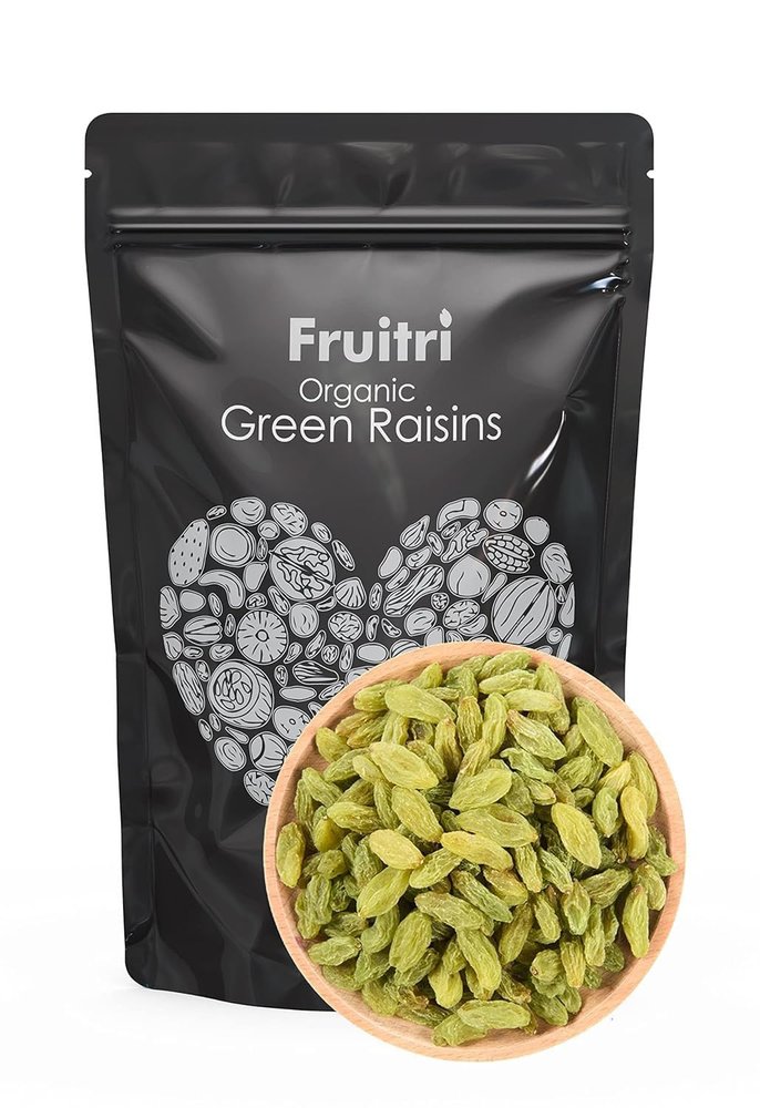 Fruitri Kishmish Seedless Dry Grapes 250g, 100 % Natural Green Raisins Kismish/Green Kismish Dry Fruits Raisins