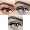 Iconic Eye 3 Pair Blue, Green & Red Contact Lens view 2