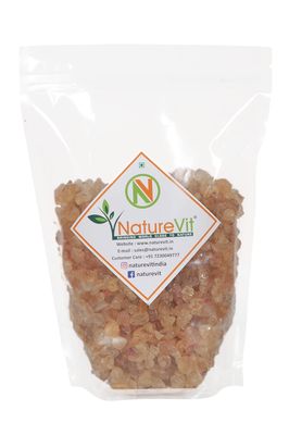 NatureVit Mint Flavoured Gond Supari, 400gm | Edible Acacia Gum with Mint | Natural Mouth Freshener | Cooling Digestive Mukhwas | Ideal for Post-Meal Use & Summer Refreshment
