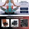Dr Trust (USA) Non-Slip Orthopedic Coccyx Seat Cushion for Tailbone & Sciatica Pain Relief Hip Support view 3