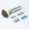 Pearl Shaving  TRAVEL BRUSH KITS- 01 (CHROME) view 1