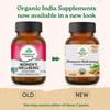 A TATA Product - Organic India Women's Well Being - 60 Veg Capsules, Plant Based Estrogens, Boosts Health & Vitality For Women Of All Ages & Restore Hormonal Balance, GMP & NPOP Certified Organic view 2