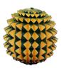 accupressure wooden ball hand roller palm massager tools for body stress + sujok ring (Ball+ ring) view 2