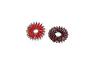 accupressure wooden ball hand roller palm massager tools for body stress + sujok ring (Ball+ ring) view 3