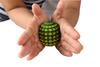 accupressure wooden ball hand roller palm massager tools for body stress + sujok ring (Ball+ ring) view 4