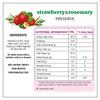 Bhuira Strawberry Rosemary Preserve - 240g | All Natural Jam - No Added Preservatives, Artificial Colors | Handmade Himachal Vegan Spread | Breakfast Dessert | Healthy Snack | Guilt-Free view 4