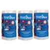 Freshee 60 Sheet Kitchen Towel Tissue Paper Pack Of 3, Hygienic Fresh Environment Friendly Water Dissolvable Disposable Dry Tissue Roll Made With 100% Virgin Fibre view 1