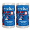 Freshee 60 Sheet Kitchen Towel Tissue Paper Pack Of 2, Hygienic Fresh Environment Friendly Water Dissolvable Disposable Dry Tissue Roll Made With 100% Virgin Fibre view 1