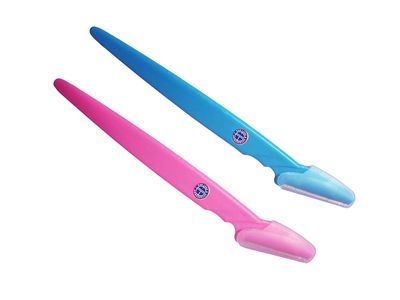[Ear Lobe & Accessories] Multi-Purpose Women/Girls Razor | For Eyebrow, Face, Armpit, Foot, and Bikini Line - Pack of 2 Pcs