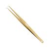90 Angular Volume Tweezers (Golden Titanium Coated.) view 1