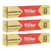 Freshee 72m Aluminium Silver Kitchen Foil Roll Paper Pack of 3, 11 Micron Thick Food wrap Disposable Food Parcel Fresh Food view 1