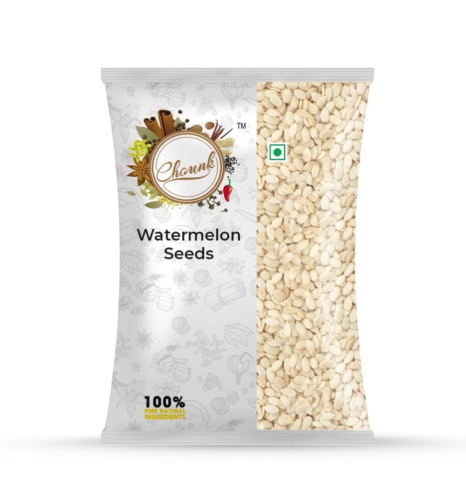 Chounk Edible Raw Water Melon Seeds - 100 Gms (Pack of 1) | Magaj Seed Pack | Tarbuj Ke Beej | Rich in Protein | Potassium | Magnesium & Iron | Raw Watermelon Seeds for Eating | Healthy Food