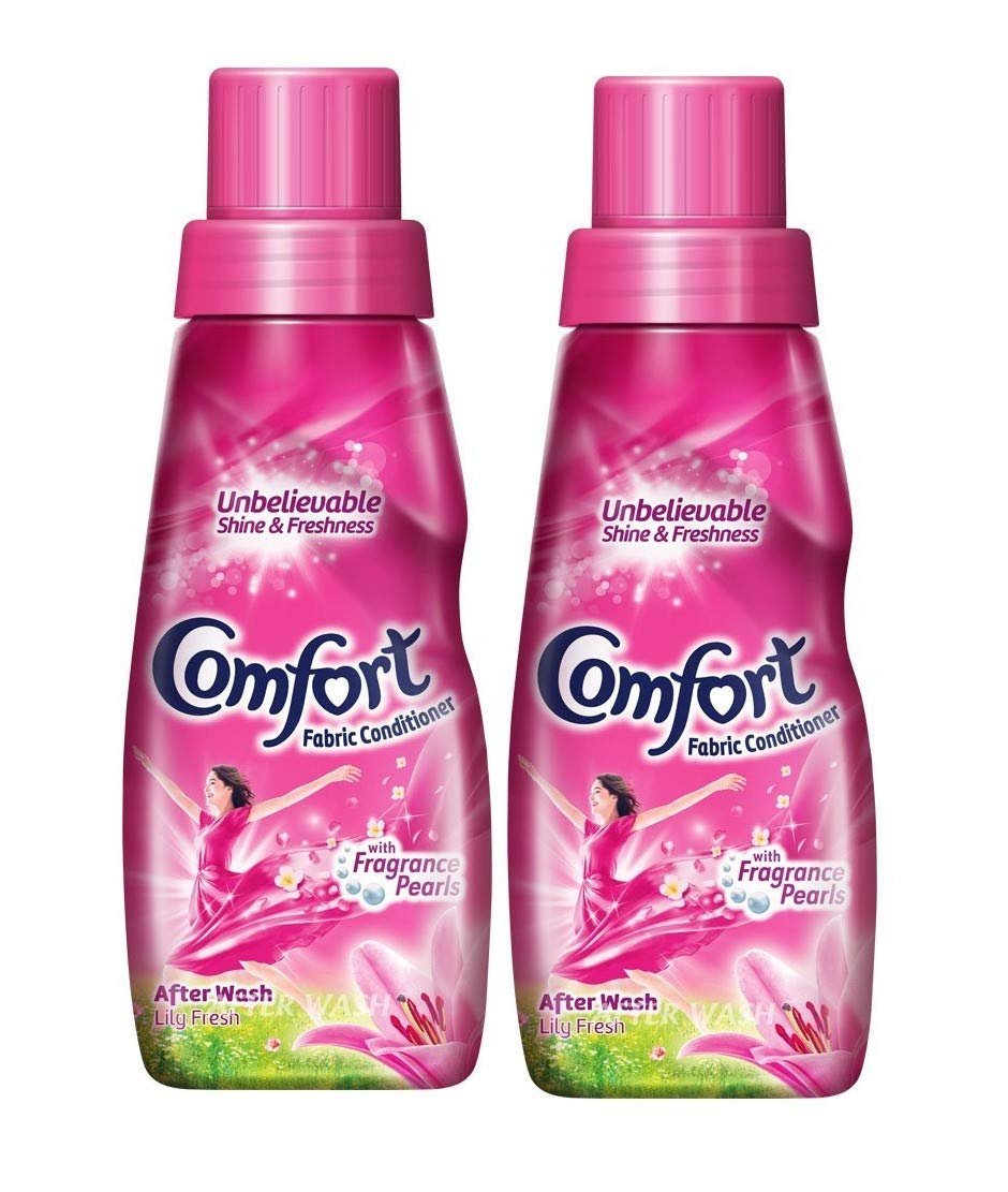 Comfort After Wash Lily Fresh Fabric Conditioner - 220 ml (Pack of 2)