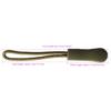 20PCS Replacement Zipper Pulls Zip Cord Puller Slider for Bags Tent Clothes (Army Green) view 4