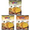 Joyable Khakhra Combo Of Methi, Masala, Jeera| Healthy Traditional Gujarati Snacks | Ready To Use - 1200 Gms (6 Packets Of 200 Gms) view 1