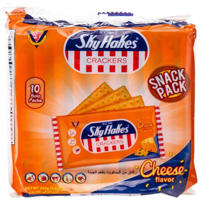 M.Y. San SkyFlakes Cheese Flavor Crackers 250g