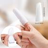 200 Pcs Cotton Finger Cots Finger Guards Hand Toe Thumb Fingertips Sleeves Protector by EORTA, Comfortable, Breathable, Absorb Sweat, Reusable, Protect The Wound from Infection, White view 2