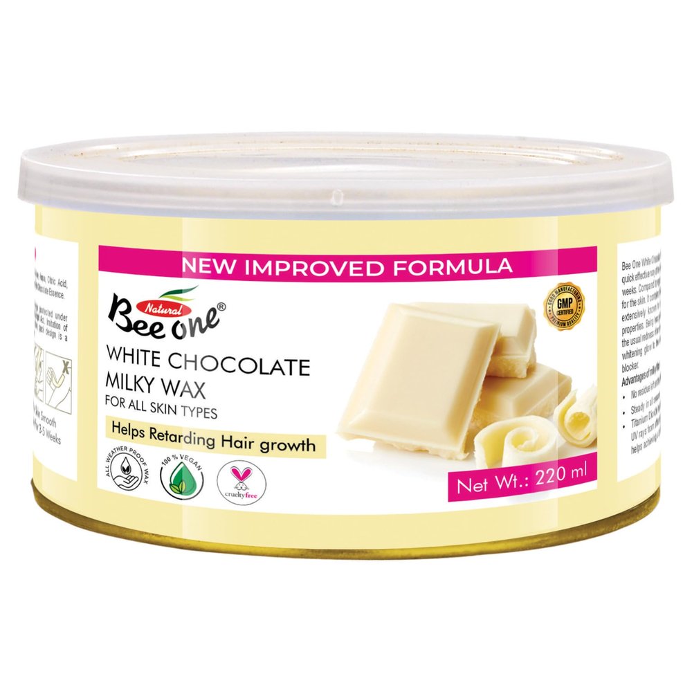 BEE ONE White Chocolate Milky Wax (White) (220 Grams)