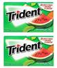 Trident Sugar Free Imported Gum with Watermelon Twist , 14 Sticks ( Pack of 2 ) view 1