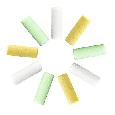 9 Pcs Aligner Chewies for Invisalign Trays Aligner Trays Seater Chewies for Invisalign Aligners for Orthodontic (White+Yellow+Green)